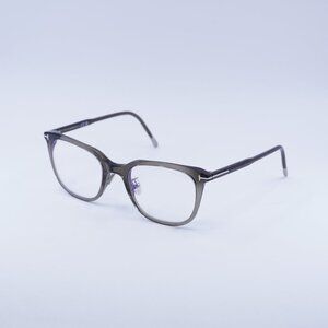 Tom Ford FT5776-D-B 020 Eyeglasses Grey 53mm Square Frame, Blue Light Block